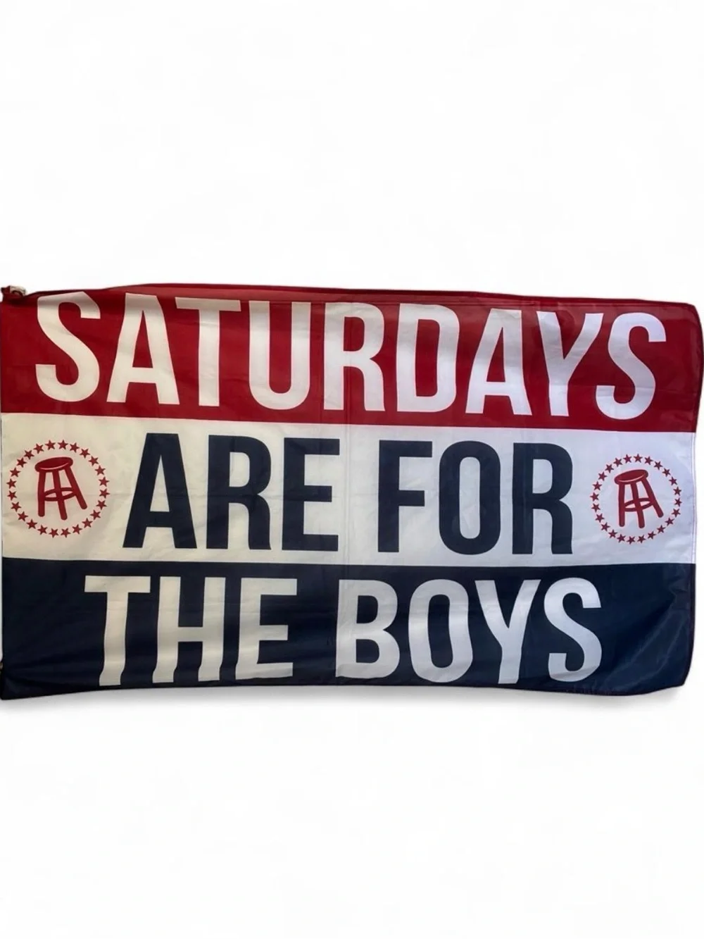 Barstool Sports Flag Saturdays are for the boys Red, White, Blue